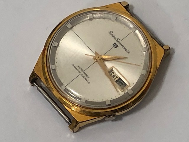8189】SEIKO Sportsmatic 5 自動巻 21石 6619-7010 デイデイト 