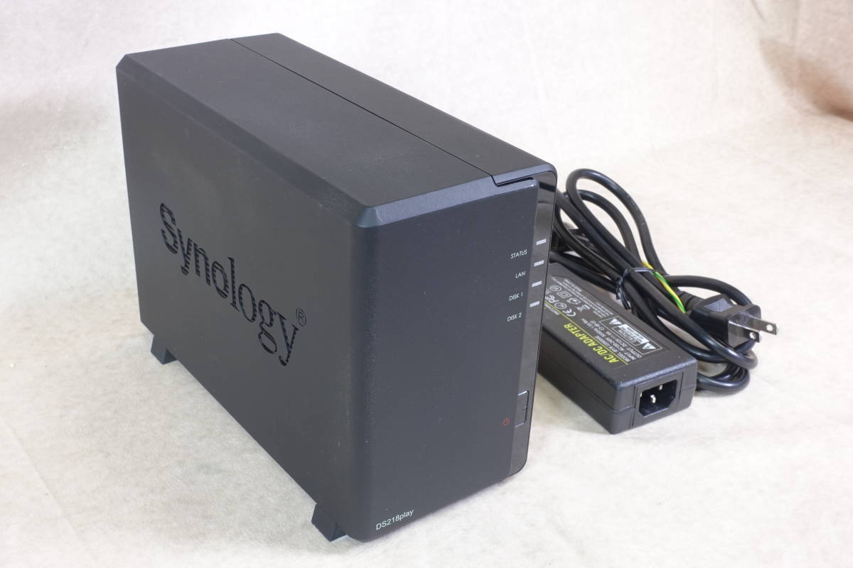動作確認済】Synology DiskStation DS218play 2ベイNAS キット