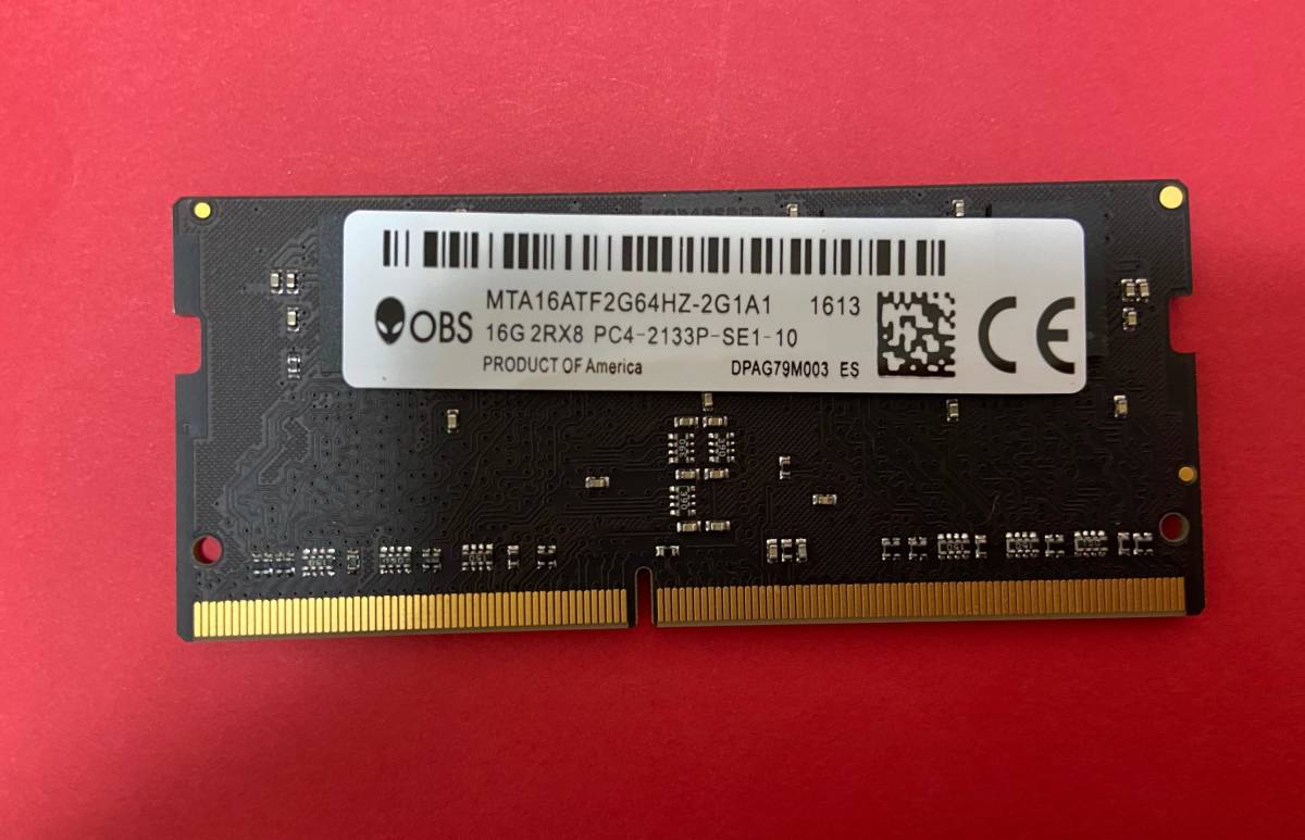 新作入荷，品質保証 分解品 DDR4 メモリ 16GB PC4-2133 ノートパソコン(その他)｜売買されたオークション情報、yahooの商品情報をアーカイブ公開 - オークファン DIMM