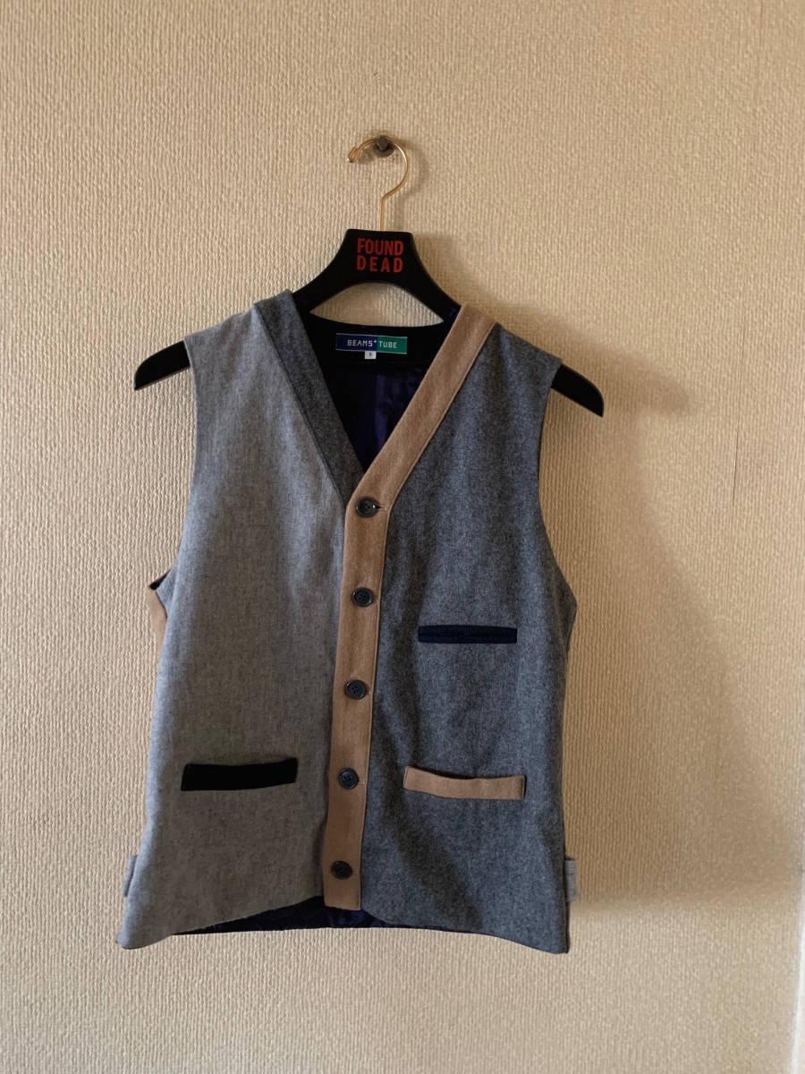 BEAMS パッチワーク テーラードジャケット S ビームスプラス チューブ