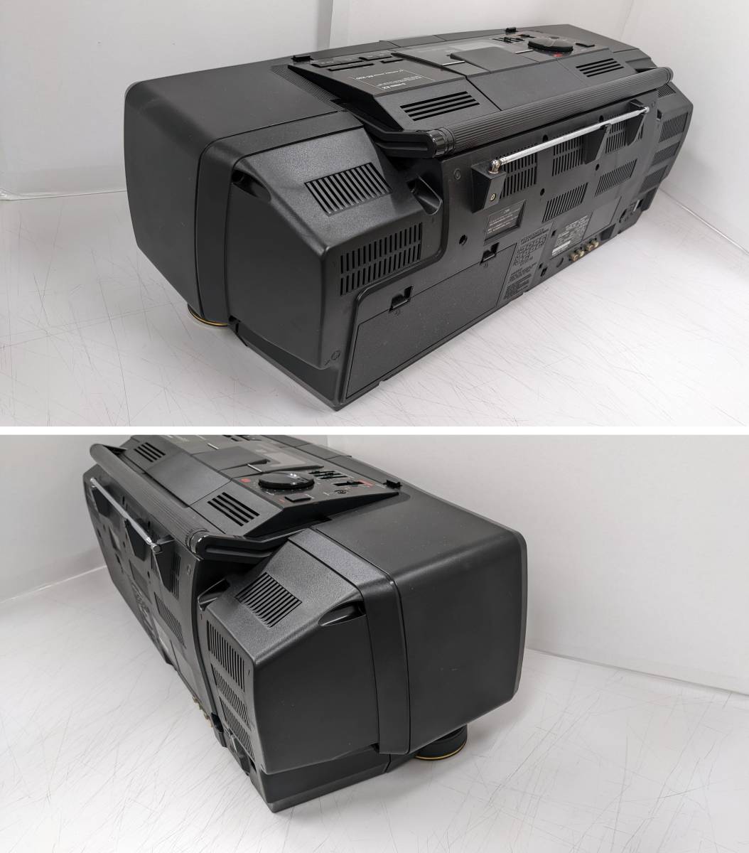 ◎ジャンク!! CDラジカセ Victar ビクター 【 RC-X90 】 はだか品 / カセット再生不可、片側フタが開かず、CD再生可、未掃除現状お渡し品 Victor CDラジカセ ジャンク 値下げ商品 ビクターCDラジカセ 古い