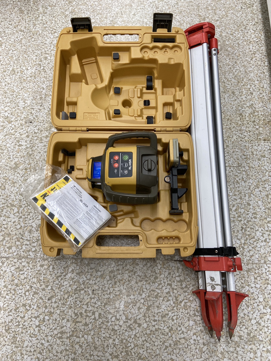 【品質保証，低価】 TOPCON トプコン ローテーティングレーザー RL-H5A 受光器 LS-80L 三脚 セット(光学測定器)｜売買されたオークション情報、yahooの商品情報をアーカイブ公開 - オークファン 光学測定器