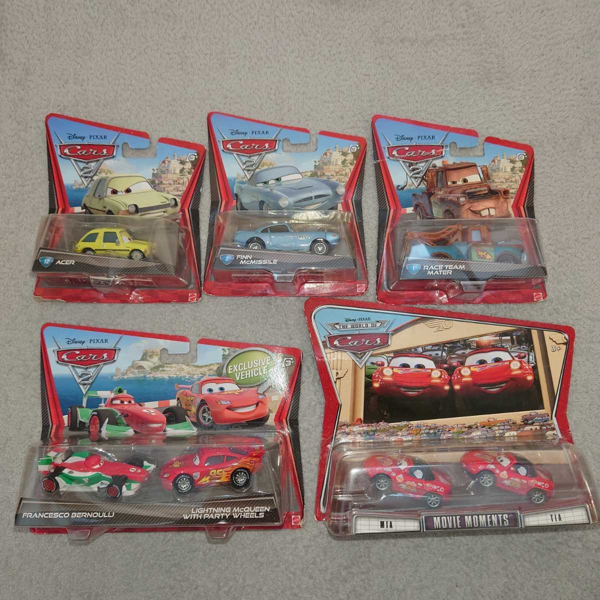 M1】送料無料 マテル MATTEL カーズ 7台セット (マックイーン 