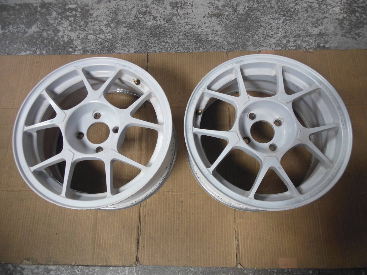 【人気，限定セール】 WEDS　SPORT　TC-005　15インチ　PCD100　4穴　7J　Off+36　2本　中古