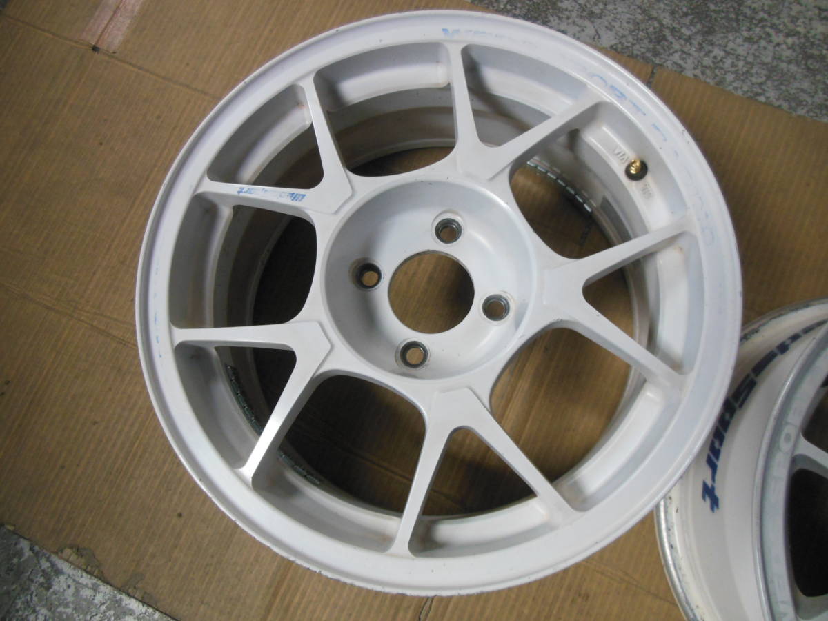 【人気，限定セール】 WEDS　SPORT　TC-005　15インチ　PCD100　4穴　7J　Off+36　2本　中古