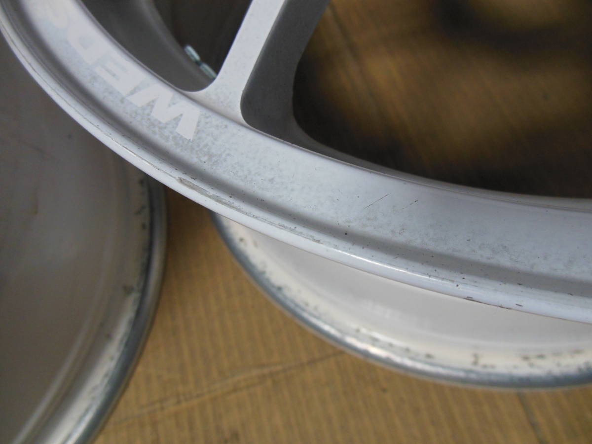 【人気，限定セール】 WEDS　SPORT　TC-005　15インチ　PCD100　4穴　7J　Off+36　2本　中古