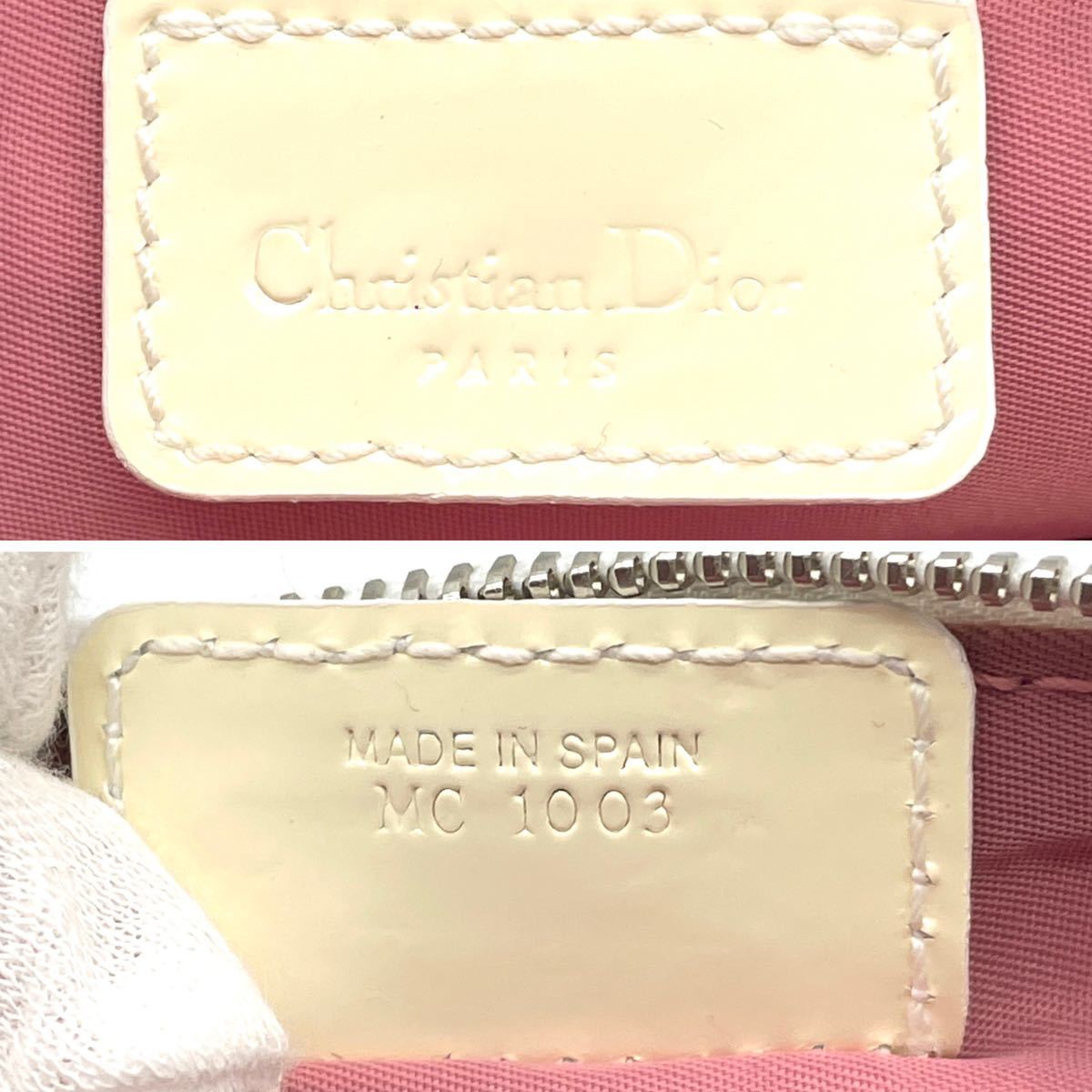 1円 美品 Christian Dior クリスチャンディオール トロッター サドル 