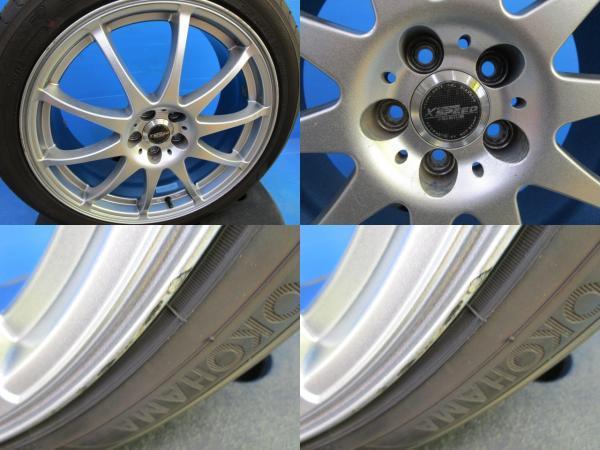 サマータイヤ　18インチ　ホイール付 中古 サマータイヤ4本セット ヨコハマ エコス ピレリ 225/45R18