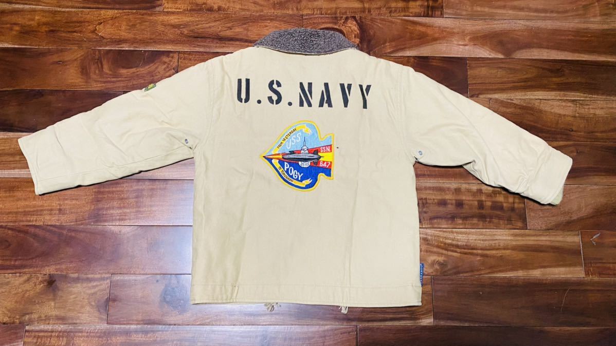 デッキジャケットN-1 アメカジ キッズ 子供服 ミリタリー USN米海軍  