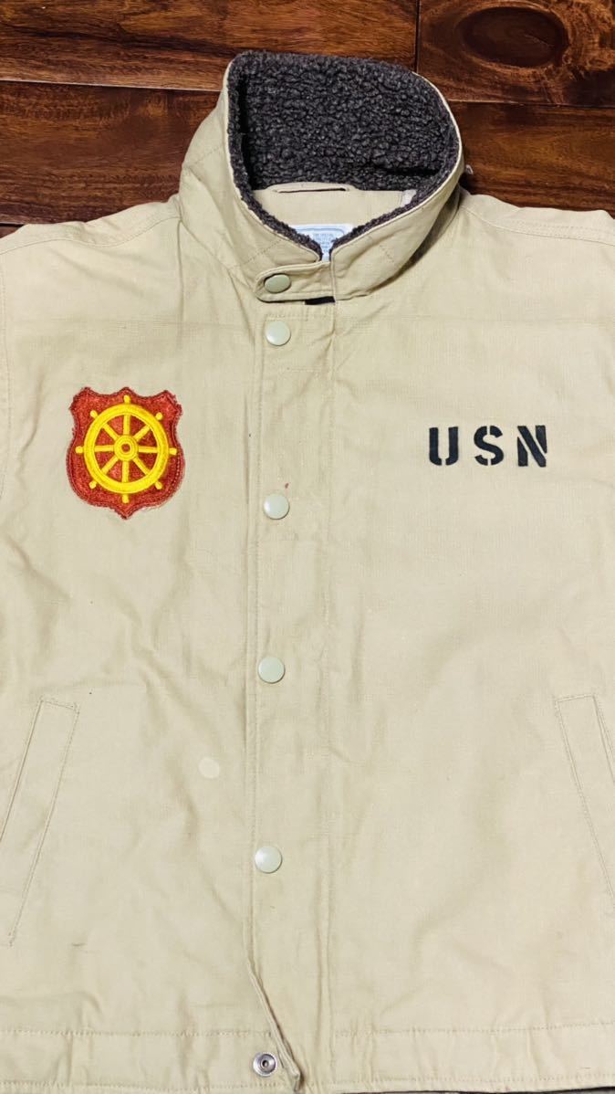 デッキジャケットN-1 アメカジ キッズ 子供服 ミリタリー USN米海軍  