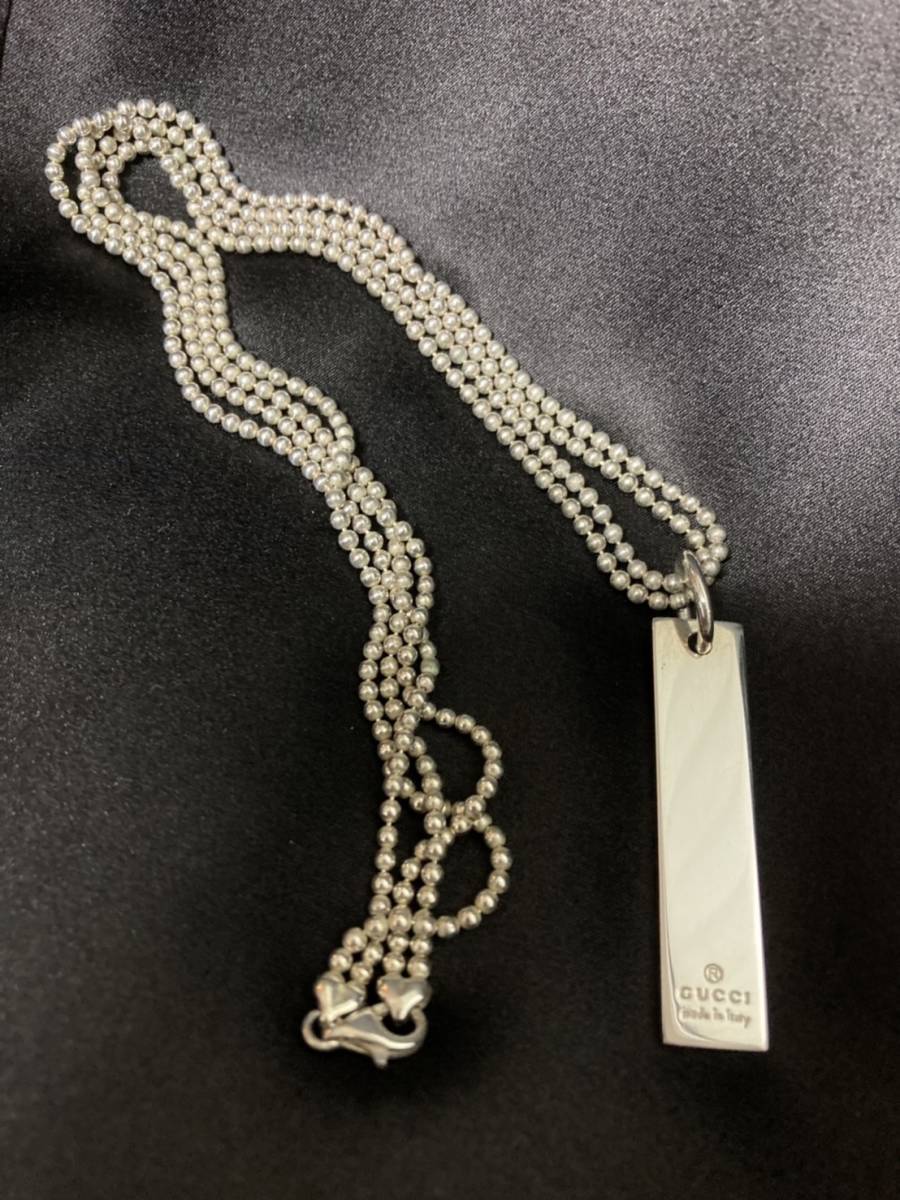 GUCCI グッチ ダブルボールチェーン ネックレス アクセサリー(GUCCI