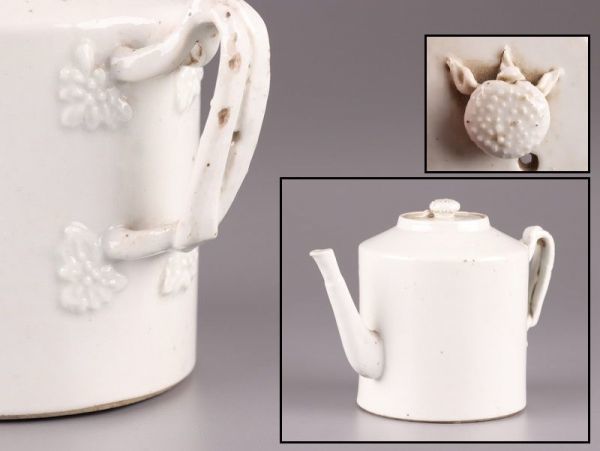中国古玩 唐物 南京 白磁 水注 急須 古作 時代物 極上品 初だし