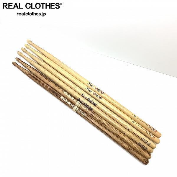 PROMARK Classic 7A FIREGRAIN/Pearl Classic Series 7AC Oak/7HC 