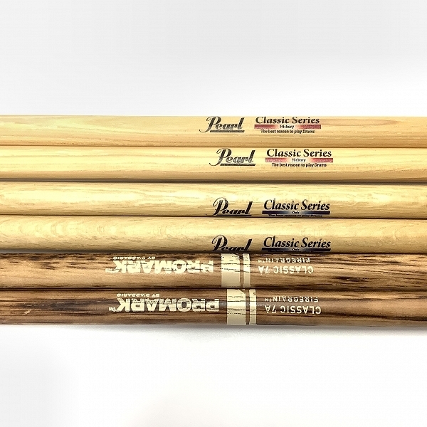 PROMARK Classic 7A FIREGRAIN/Pearl Classic Series 7AC Oak/7HC 
