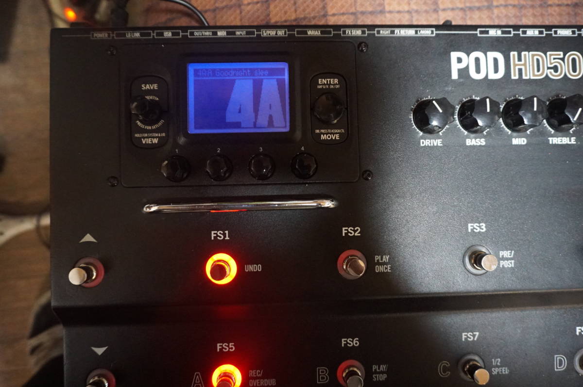 Line6 POD HD500X マルチエフェクター アンプシュミレーター 【公式通販】