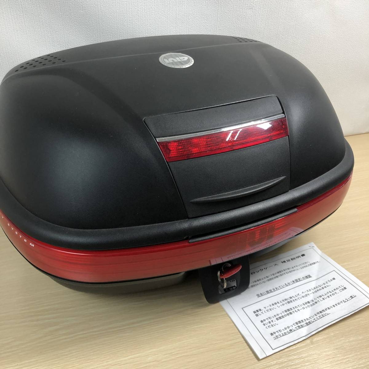GIVI ジビ バイク用 リアボックス 46L E460F3 トップケース 未塗装 