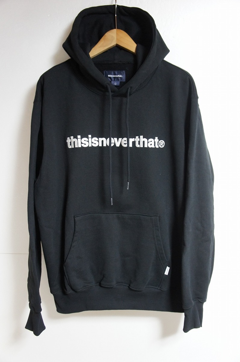 大得価，爆買い 21SS thisisneverthat ディスイズネバーザット T-LOGO HOODIE プルオーバー フーディー スウェット パーカー L 黒 208M(Lサイズ)｜売買されたオークション情報、yahooの商品情報をアーカイブ公開 - オーク Lサイズ