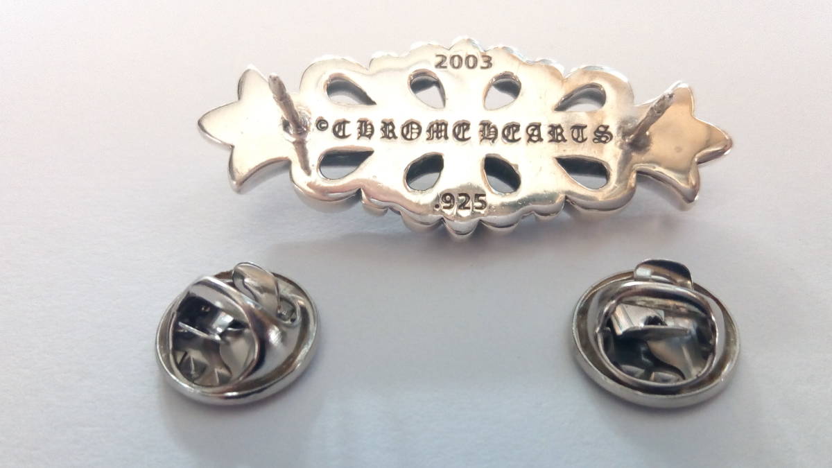 CHROME HEARTS フローラルピンズ ピンバッチ ブローチ シルバー925