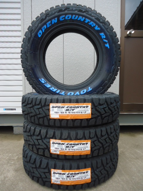 新品TOYOオープンカントリーR／T☆185／85R16☆4本