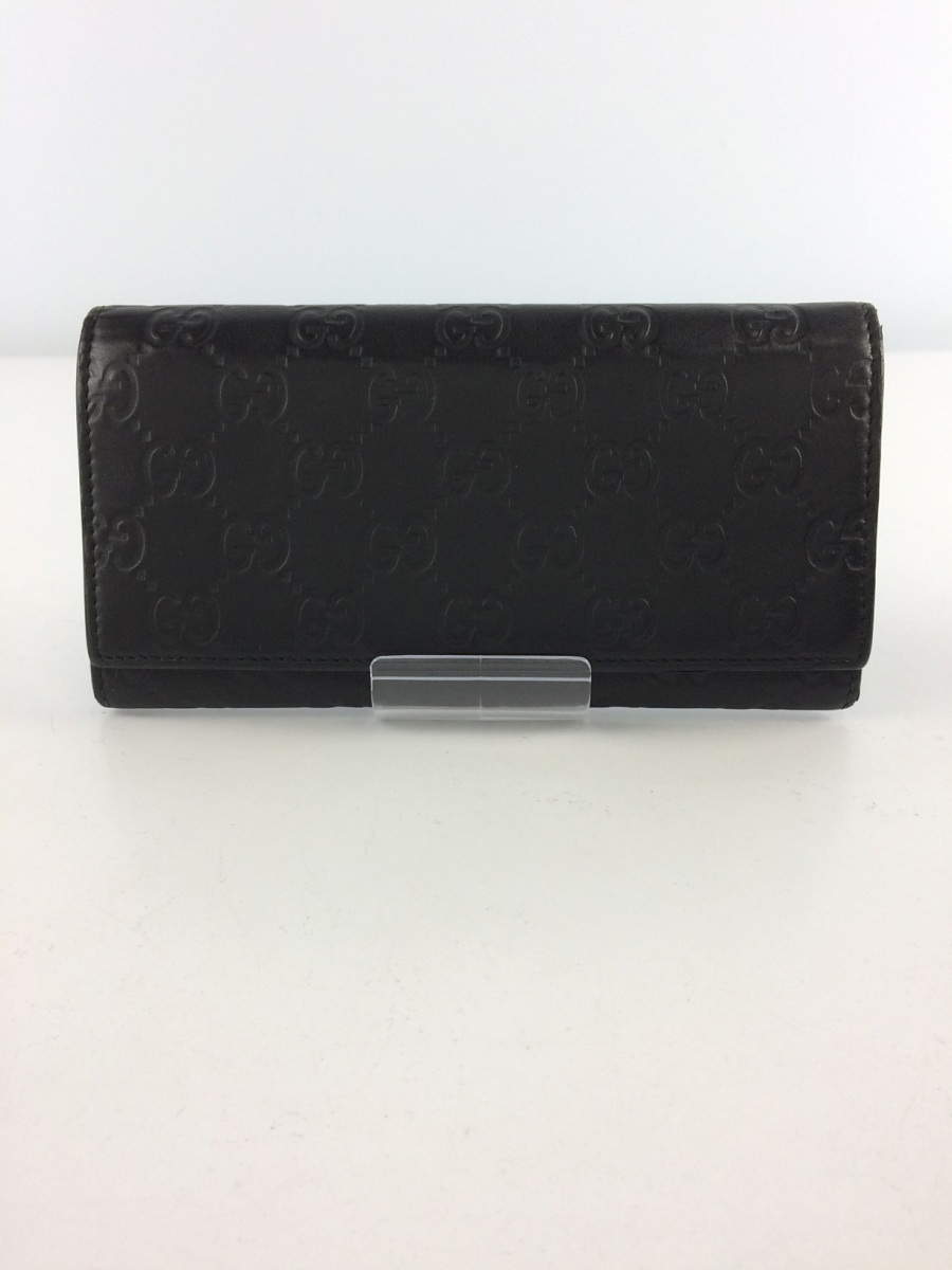 【人気セール，大得価】 GUCCI 長サイフ_グッチシマレザー/レザー/BLK/黒/総柄/GG柄/233154(長財布（小銭入れあり）)｜売買されたオークション情報、yahooの商品情報をアーカイブ公開 - オークファン 長財布（小銭入れあり）