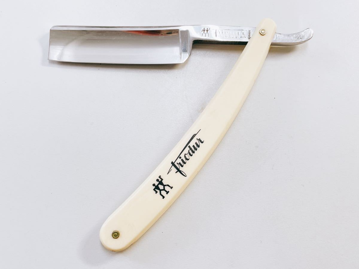 02米144 理容 西洋剃刀 剃刀 カミソリ HENCKELS SOLINGEN ヘンケルス 
