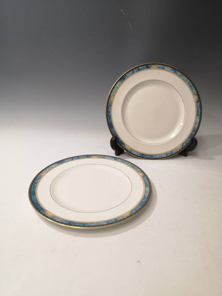 o WEDGWOOD ウェッジウッド CURZON PLATE 27cm 2枚セット箱なし