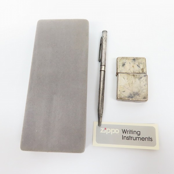 ジッポー STERLING スターリングシルバー SILVER ZIPPO 純銀 Zippo ライター スターリング 0 2-20-16ZIPPO | シルバー ウイニング ジッポライター 1円〜送料無料