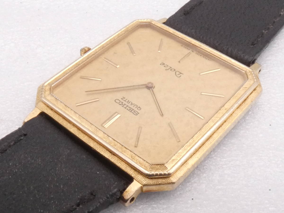 ジャンク】SEIKO Dolce セイコー ドルチェ 6730-5160 スクエア メンズ 