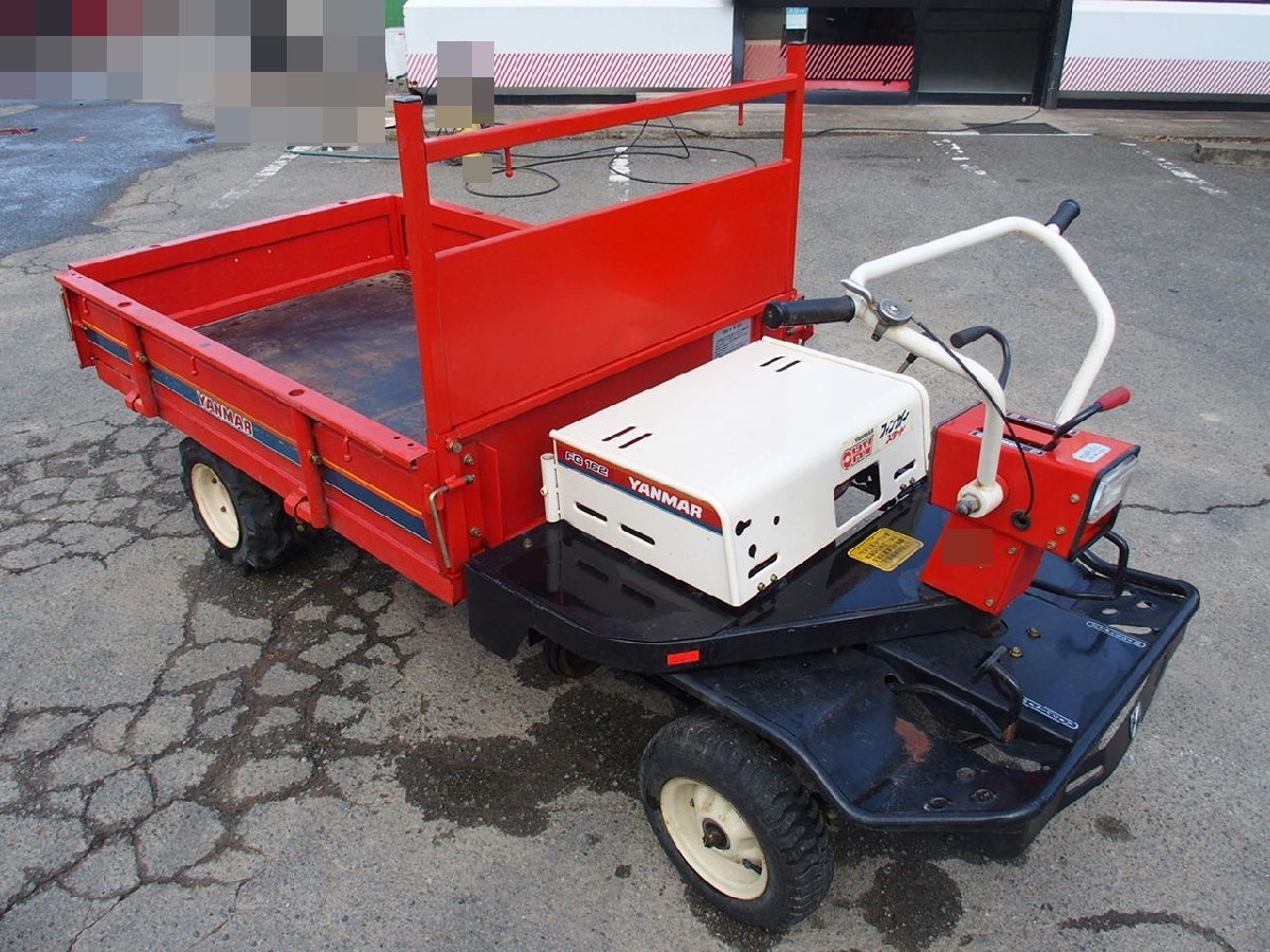 H ヤンマー 四輪ホイール運搬車 FG162 5.8馬力 500㎏積載 YANMAR 兵庫
