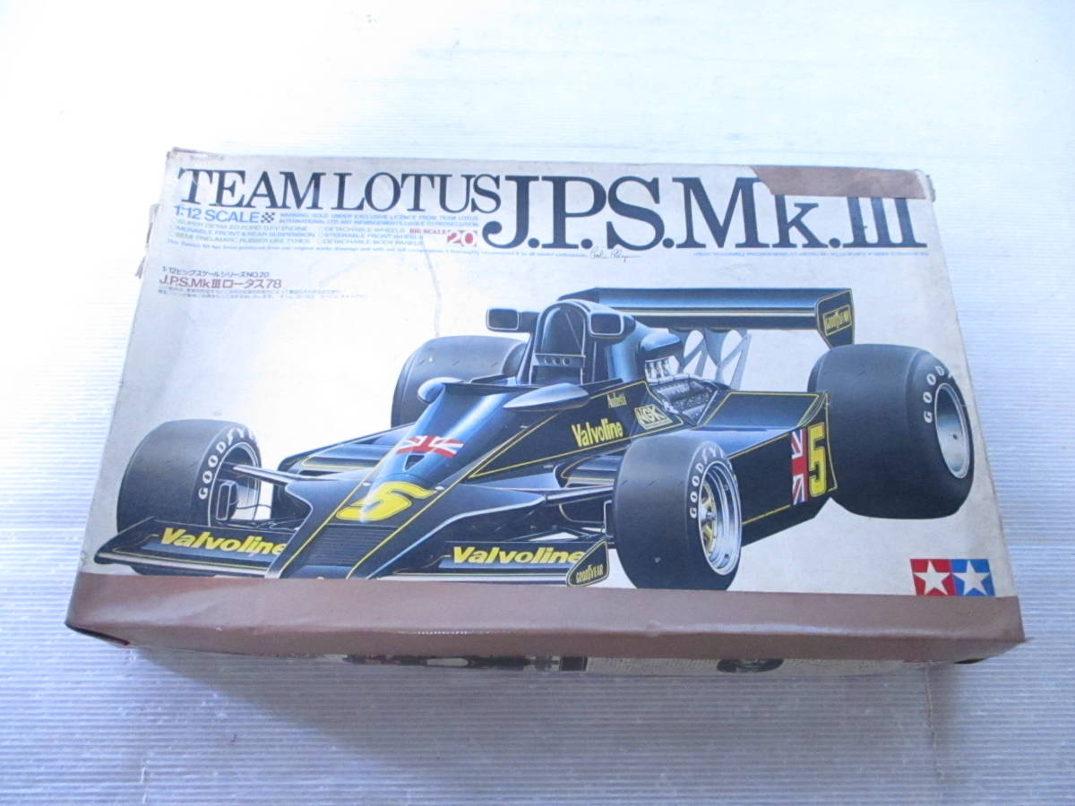 タミヤ 1⁄12 ロータス78 JPS 未組立 タミヤ TEAM LOTUS .Ⅲ ロータス78
