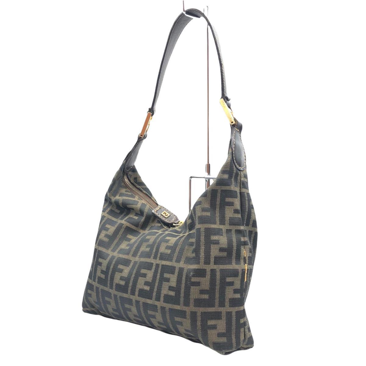 FENDI フェンディ ズッカ柄 ショルダー ハンド バッグ ショルダー