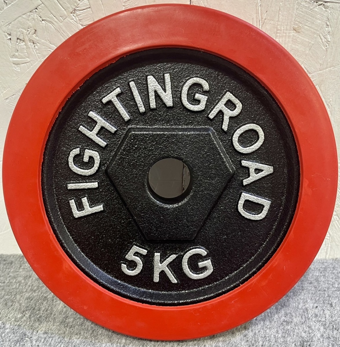 FIGHTING ROAD/ファイティングロード ラバー付きダンベルプレート 5kg
