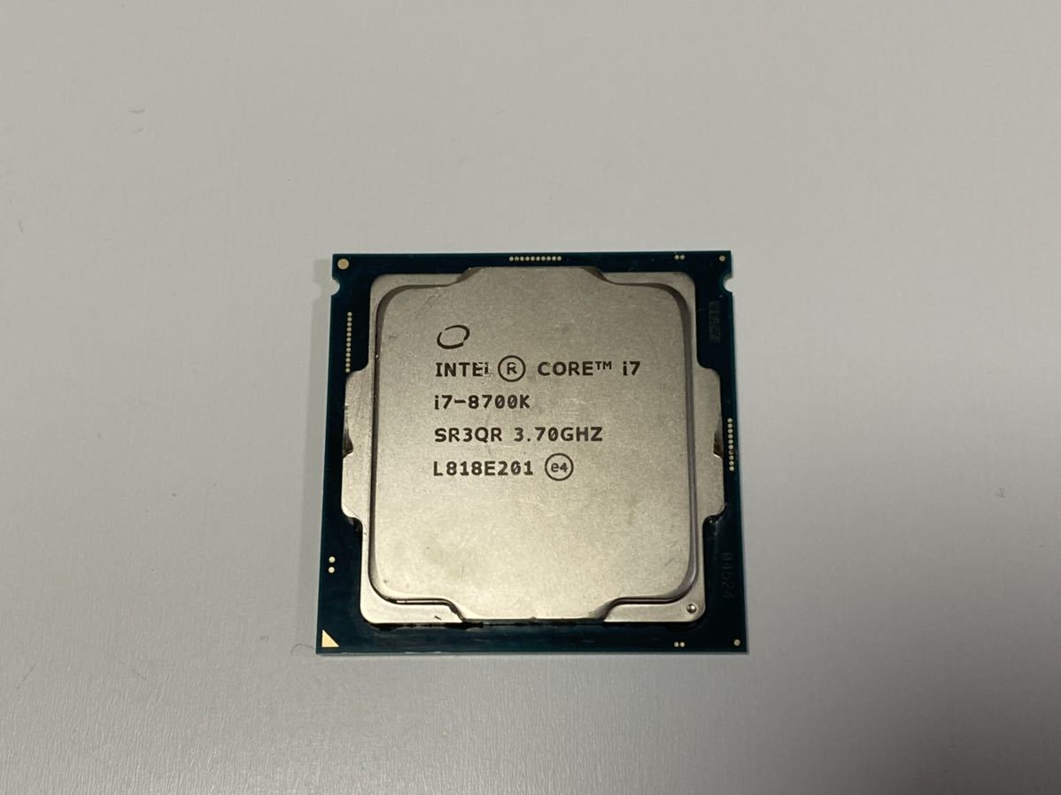 格安，爆買い】 インテル CORE i7 8700k 動作未確認品 ジャンク