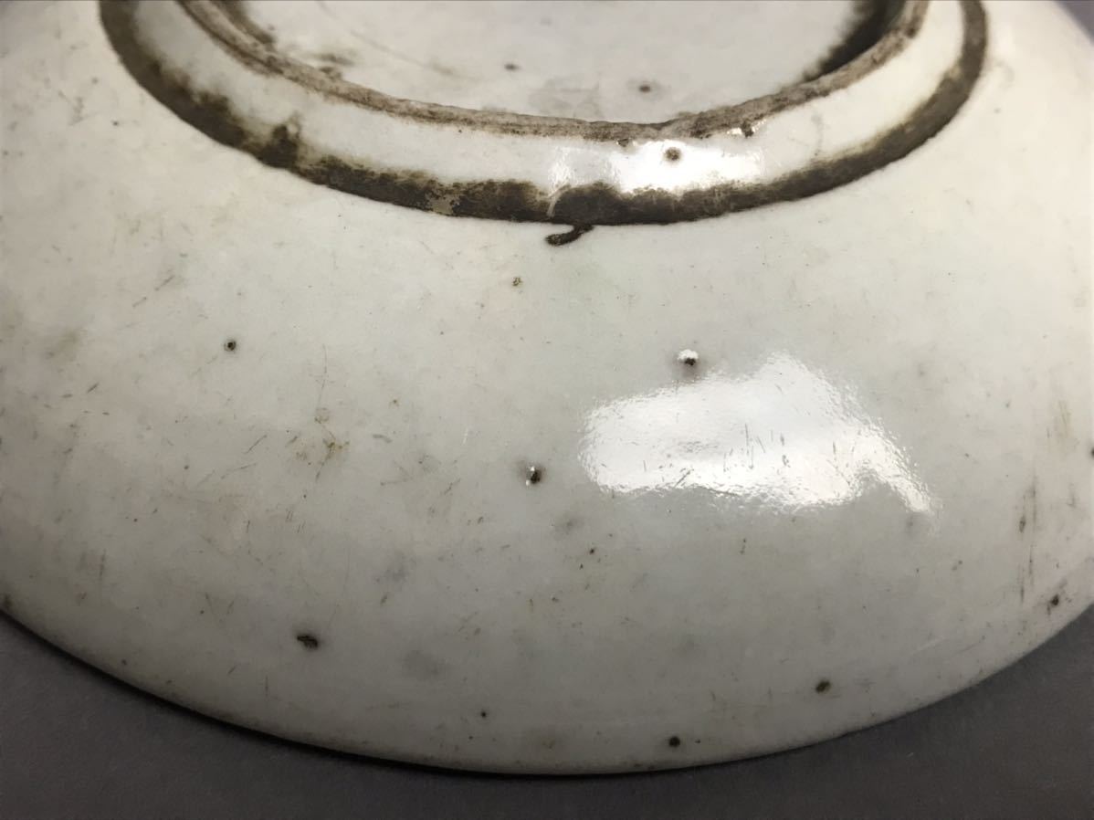 古伊万里 染付皿 花草文 江戸時代 骨董 【公式通販】