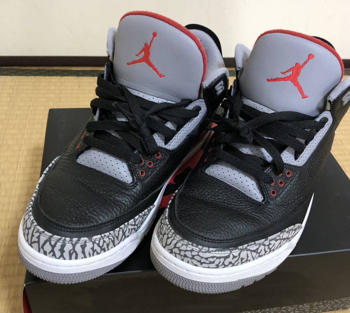 NIKE AIR JORDAN エアジョーダン3 BLACK RETRO エアジョーダン us12 0 Jordan レトロ × A r&frasl;Sneakers