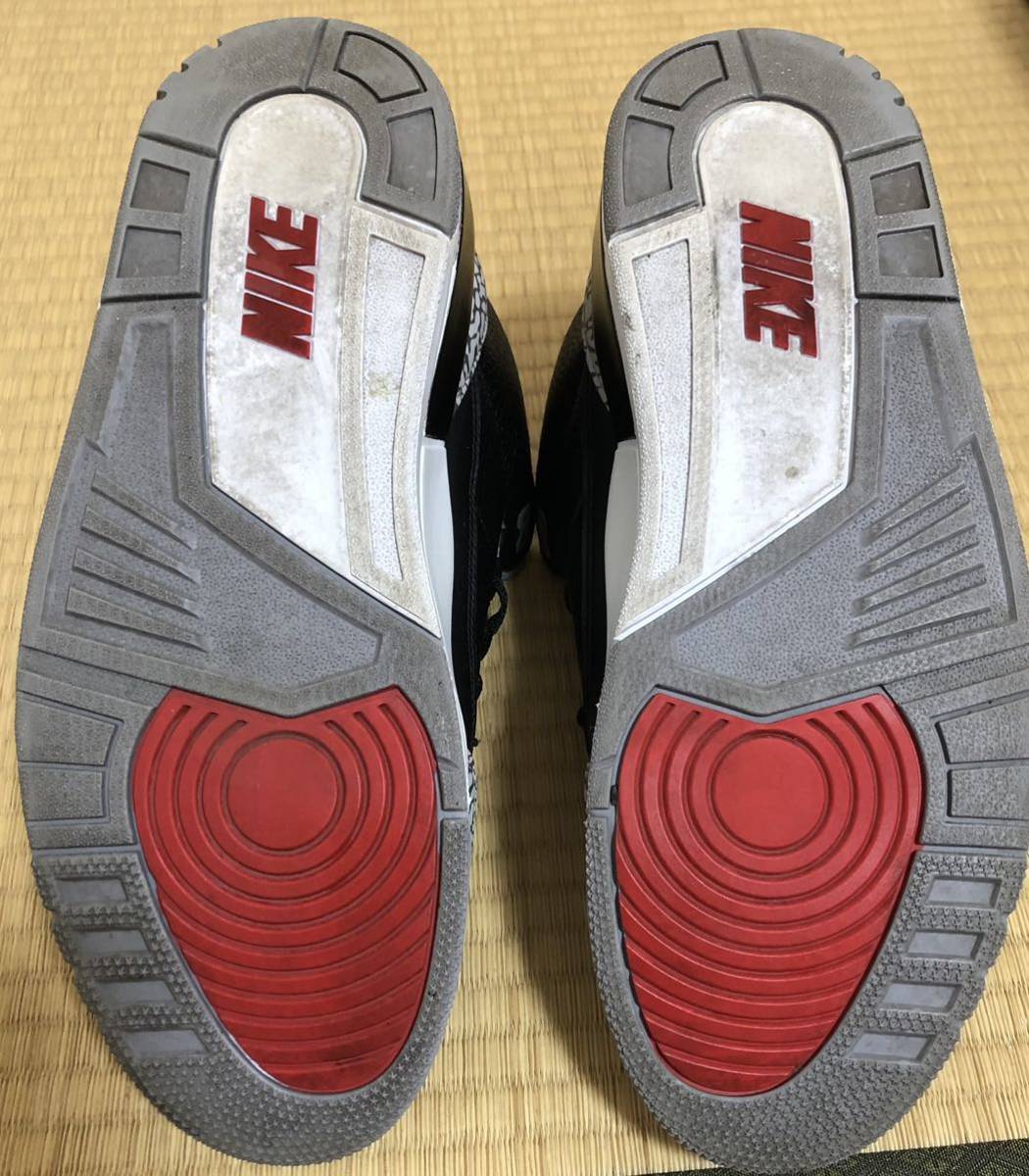NIKE AIR JORDAN エアジョーダン3 BLACK RETRO エアジョーダン us12 0 Jordan レトロ × A r&frasl;Sneakers