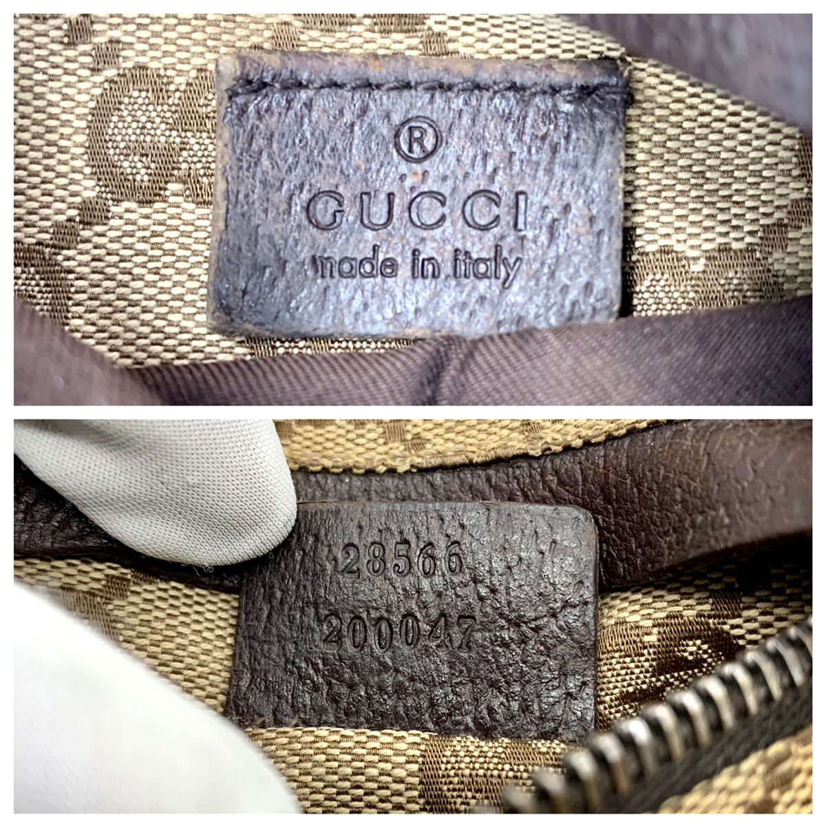 1円~【極美品】グッチ GUCCI ウエストバッグ ボディバッグ ウエスト 