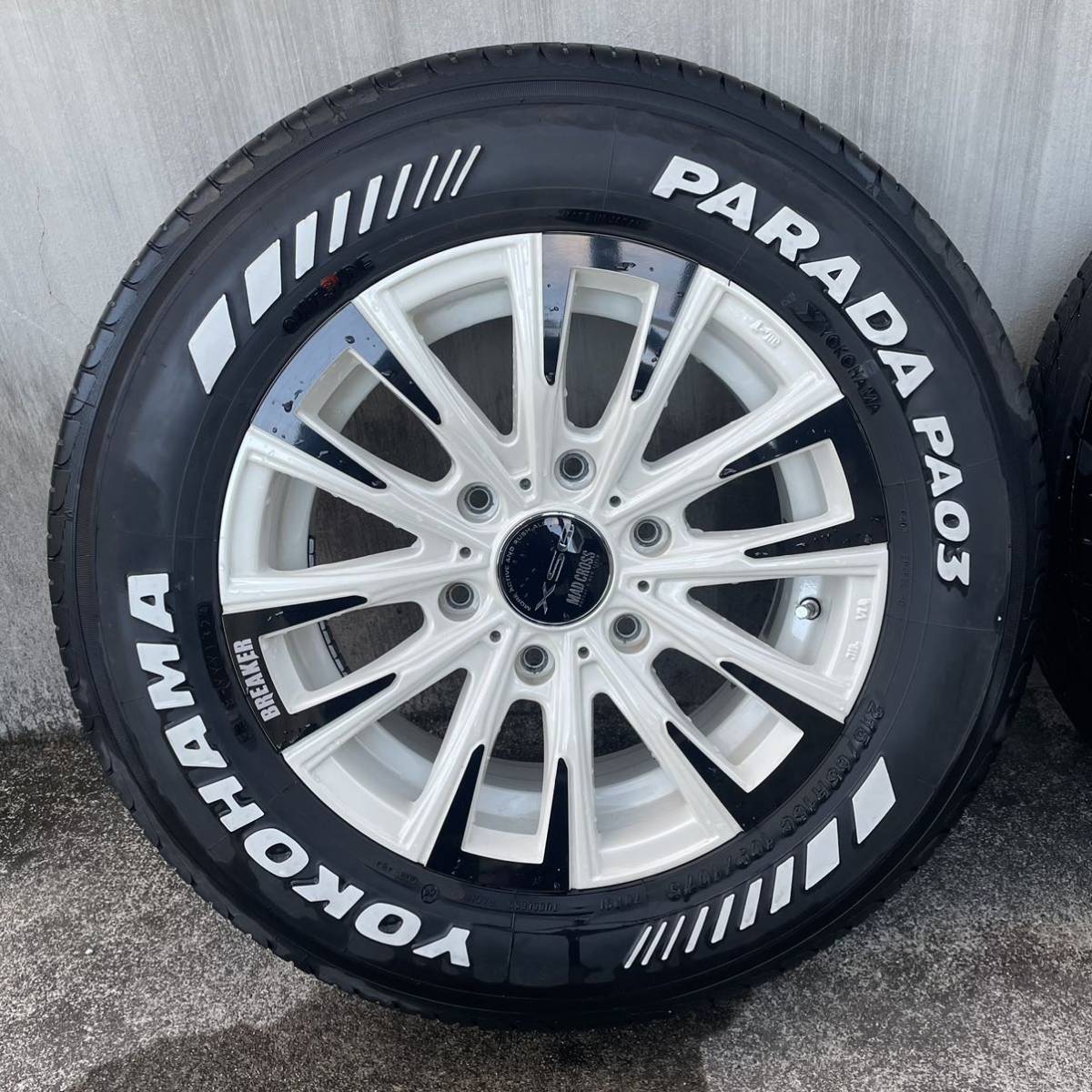 送料無料】車検対応品 4本セット PARADA PA03 ヨコハマ ハイエース 