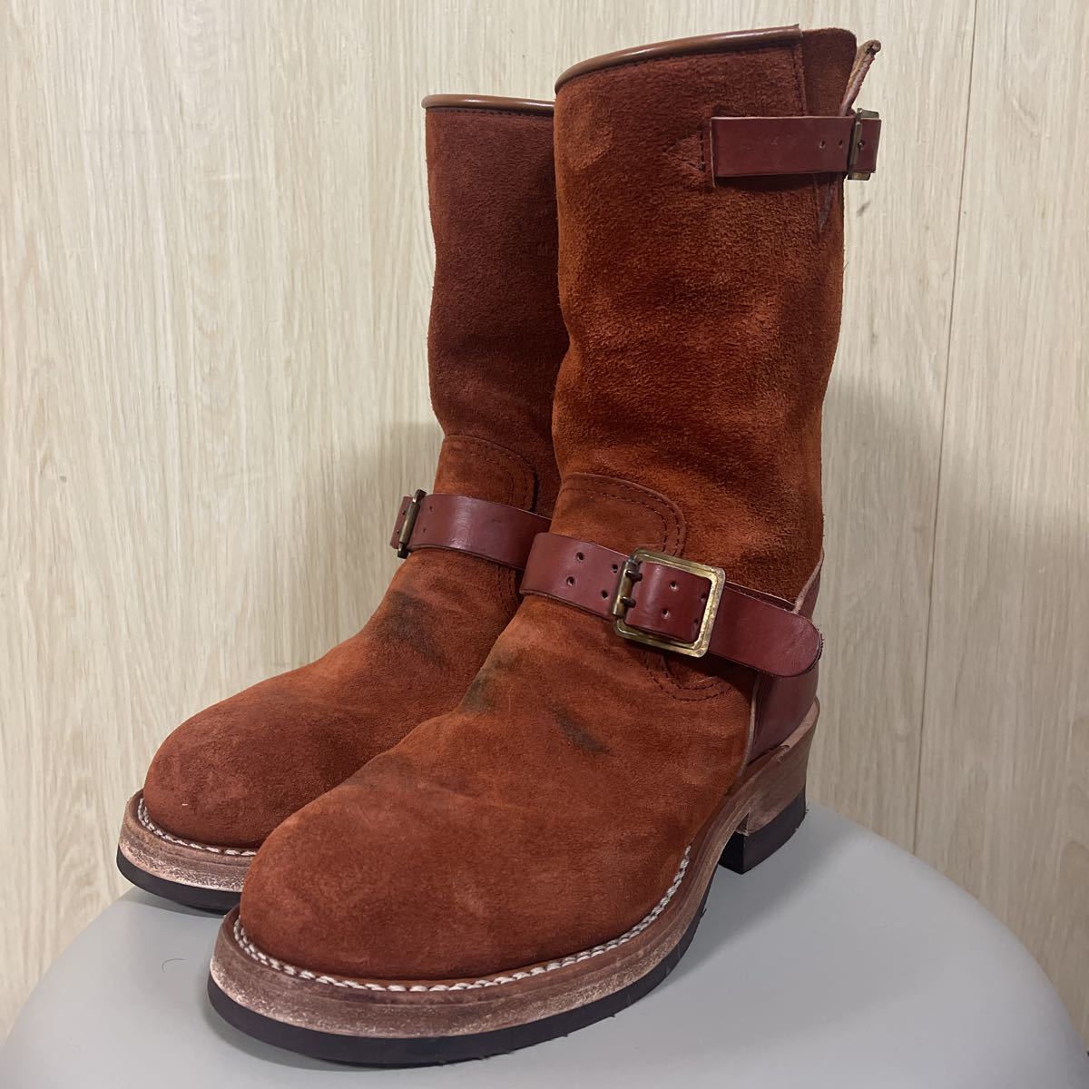 MADE IN GM JAPAN JUN MURAKAMI エンジニアブーツ サイズS RED WING 
