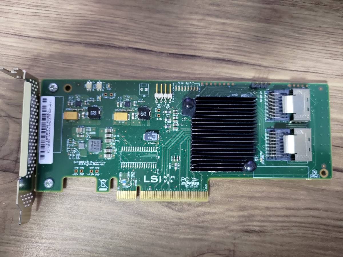 LSI SAS9201-8i (SAS9211-8i IT mode 互換) HBA Card LSI RAID 9211-8i