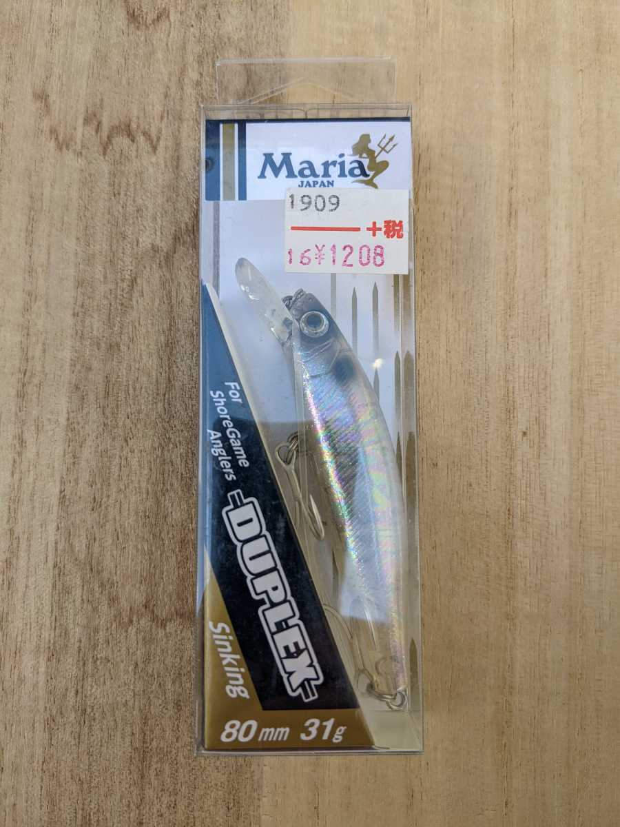 マリア デュプレックス 80 31g 青物 シーバス ヒラメ ルアー ヘビーシンキングミノー ミノー 売買されたオークション情報 Yahooの商品情報をアーカイブ公開 オークファン Aucfan Com
