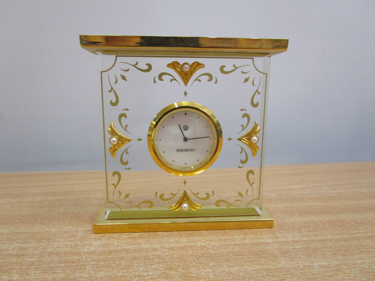 か150☆ミキモト 置時計☆中古品(ミキモト)｜売買されたオークション