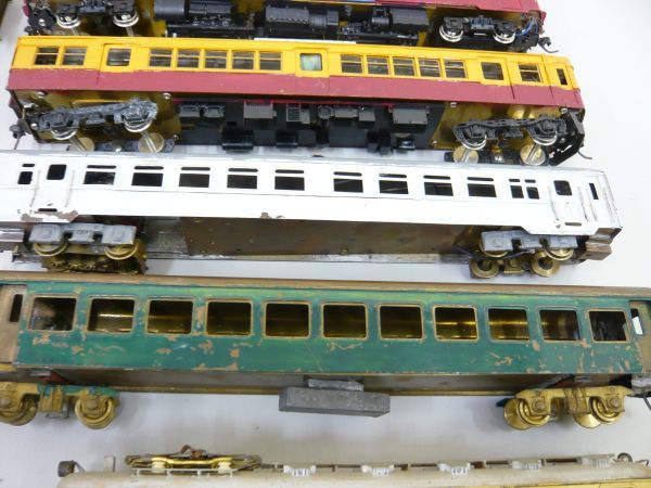 10》 ジャンク 真鍮製 HOゲージ 外国車両 12両 現状品 1700系1