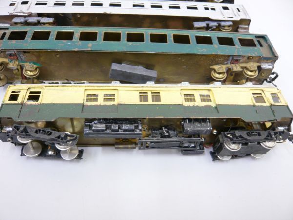 10》 ジャンク 真鍮製 HOゲージ 外国車両 12両 現状品 1700系1
