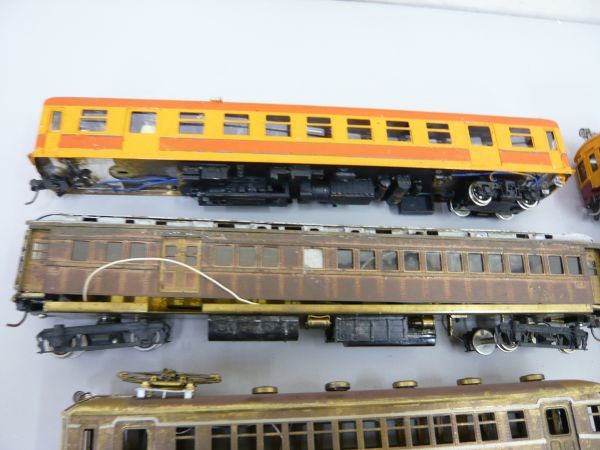 10》 ジャンク 真鍮製 HOゲージ 外国車両 12両 現状品 1700系1