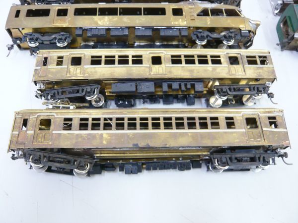 10》 ジャンク 真鍮製 HOゲージ 外国車両 12両 現状品 1700系1