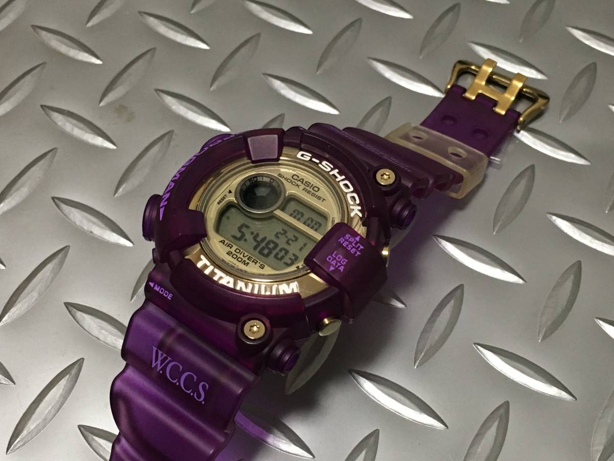 WCCS FROGMAN パープル染色カスタム 【DW-8201WC-9T】ゴールド WCCS DW