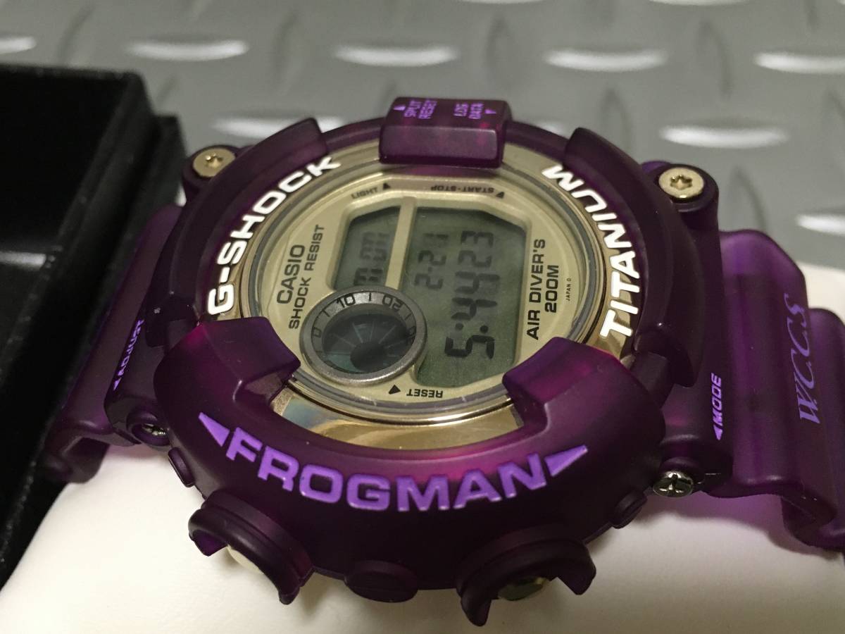 WCCS FROGMAN パープル染色カスタム 【DW-8201WC-9T】ゴールド WCCS DW
