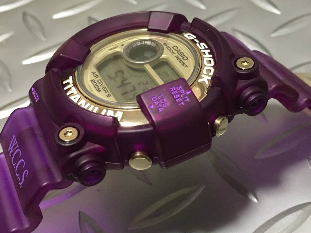 WCCS FROGMAN パープル染色カスタム 【DW-8201WC-9T】ゴールド WCCS DW