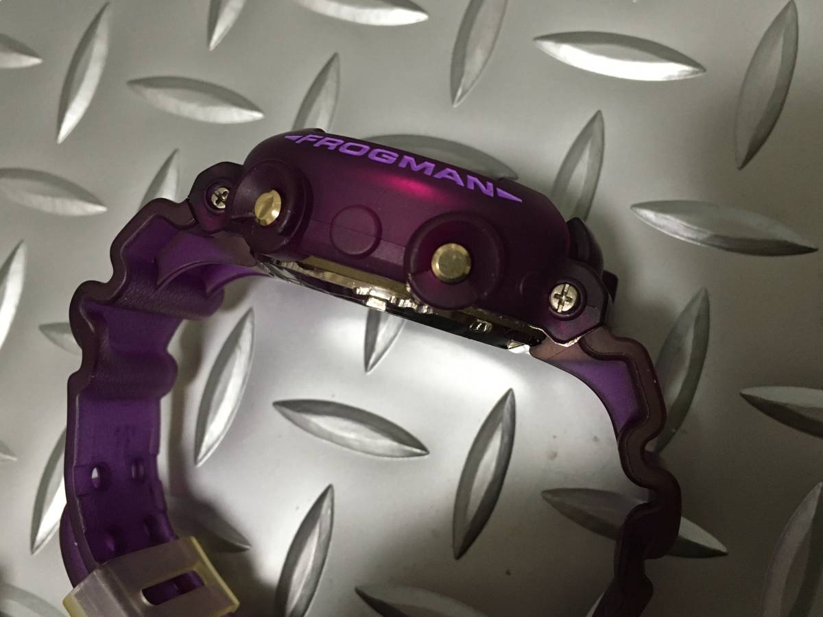 WCCS FROGMAN パープル染色カスタム 【DW-8201WC-9T】ゴールド WCCS DW